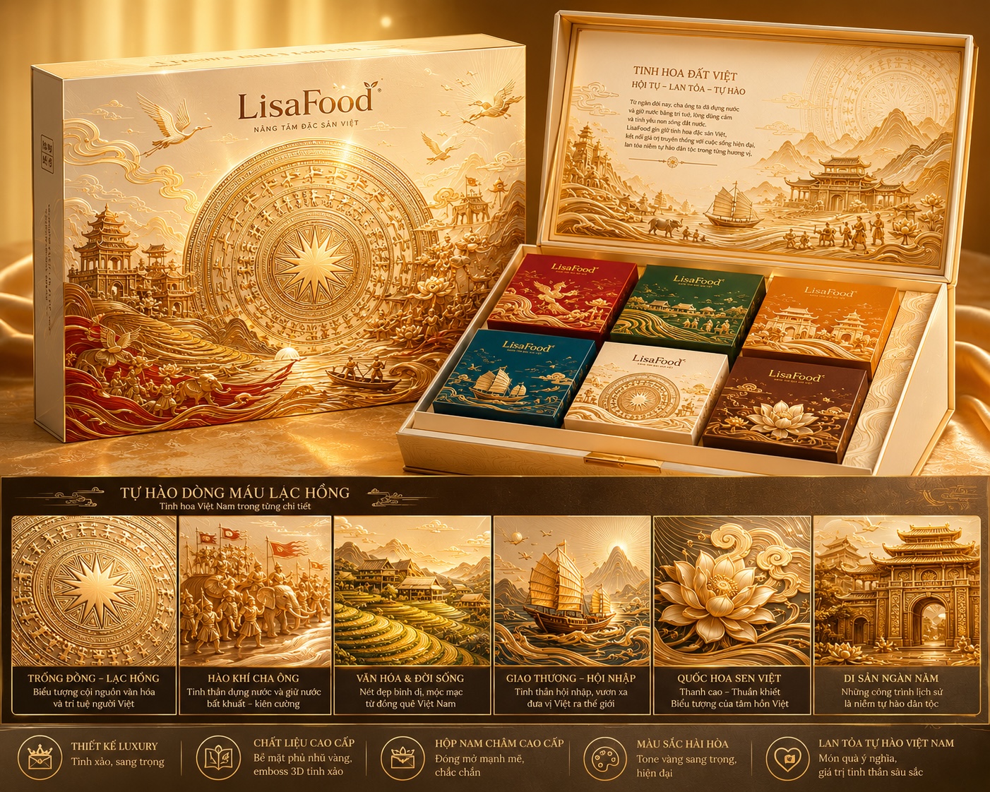 Lisa Food premium gift packaging